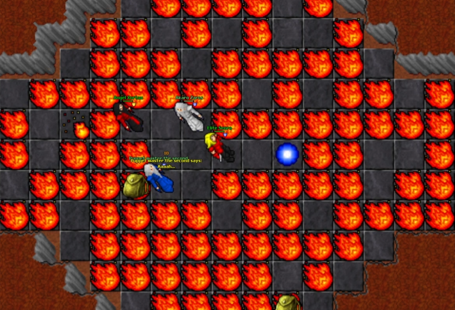 Tibia-Retro gameplay